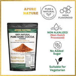 APURE NATURE 100% NATURAL DARK COCOA 300g