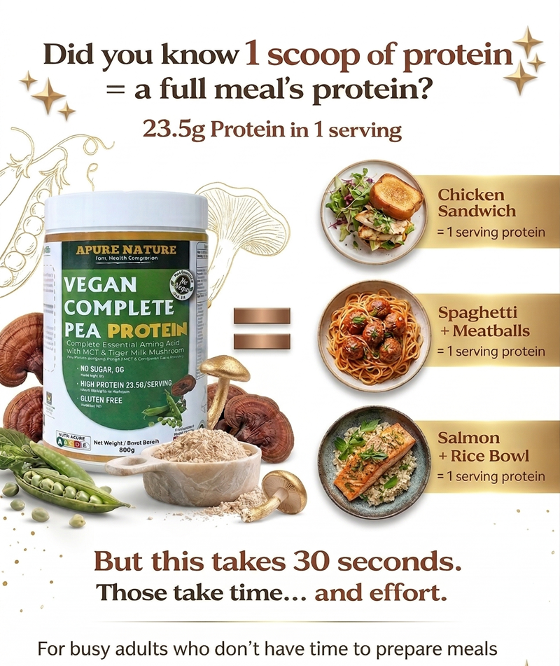 APURE NATURE Vegan Organic Pea Protein 800g - Image 5