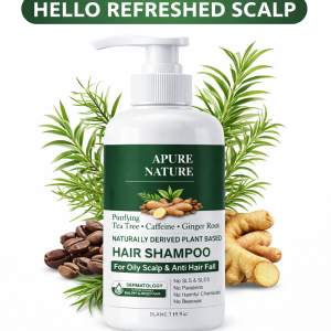 【NO SLS & PARABEN】500ML APURE NATURE NATURAL SHAMPOO 500ML