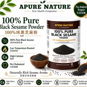 APURE NATURE 100% PURE BLACK SESAME POWDER 350G